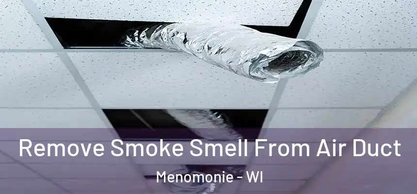  Remove Smoke Smell From Air Duct Menomonie - WI